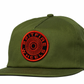 Spitfire Wheels Hat Classic 87 Swirled Patch Snapback Olive/Red/Black