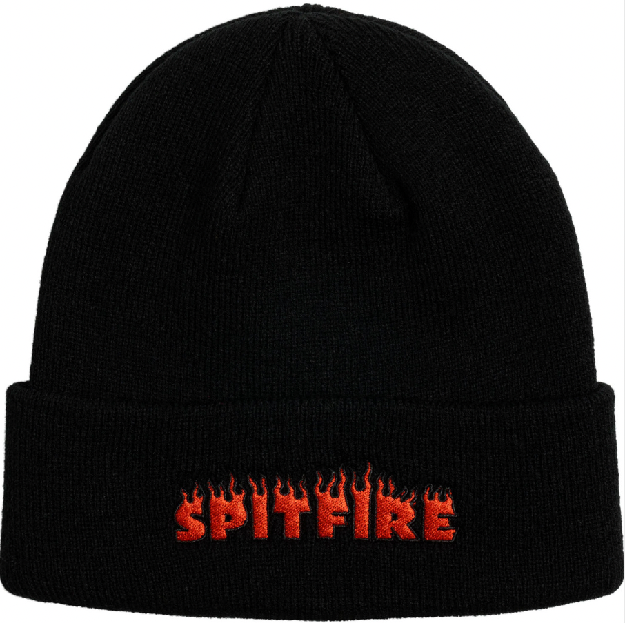 Spitfire DemonSeed Cuff Beanie Black Red