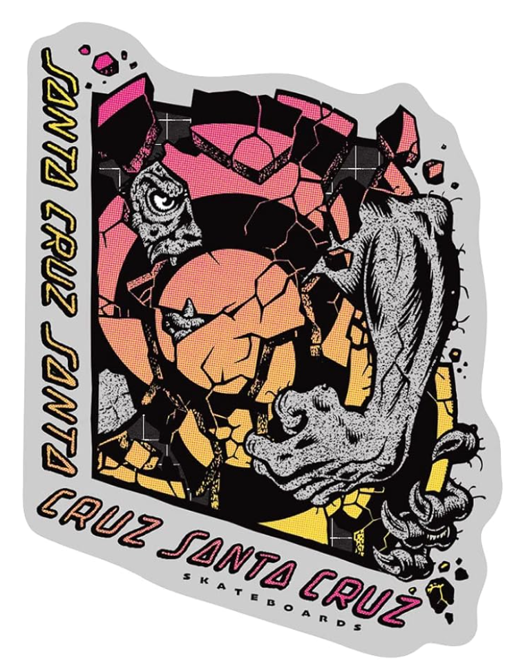 Roskopp Break 4.35in Santa Cruz Sticker