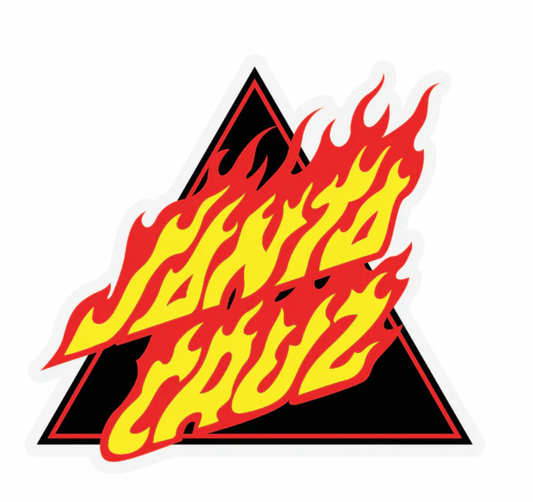 Santa Crus Triangle Modern Flame Sticker