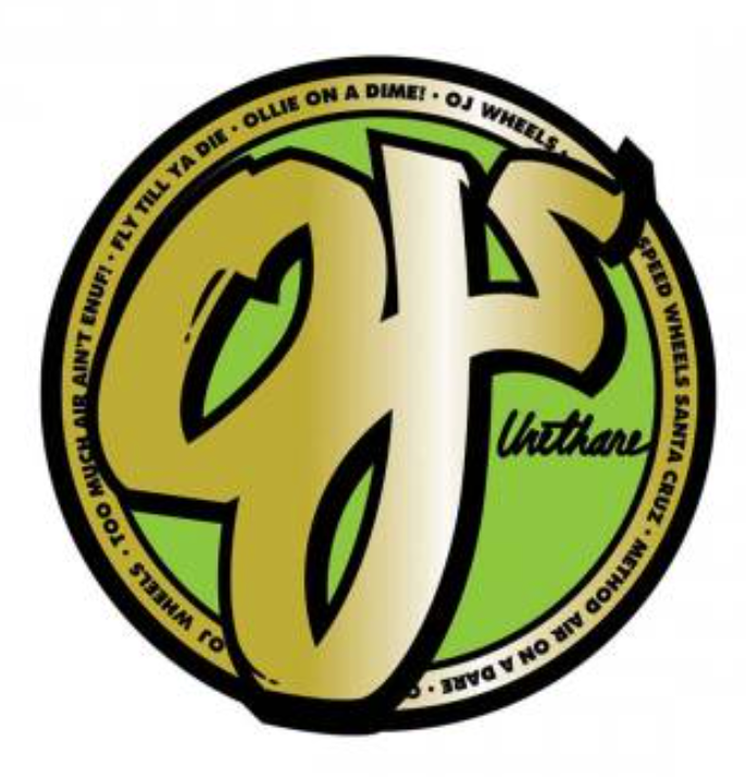 OJ's  Gold Ollie on a Dime Sticker