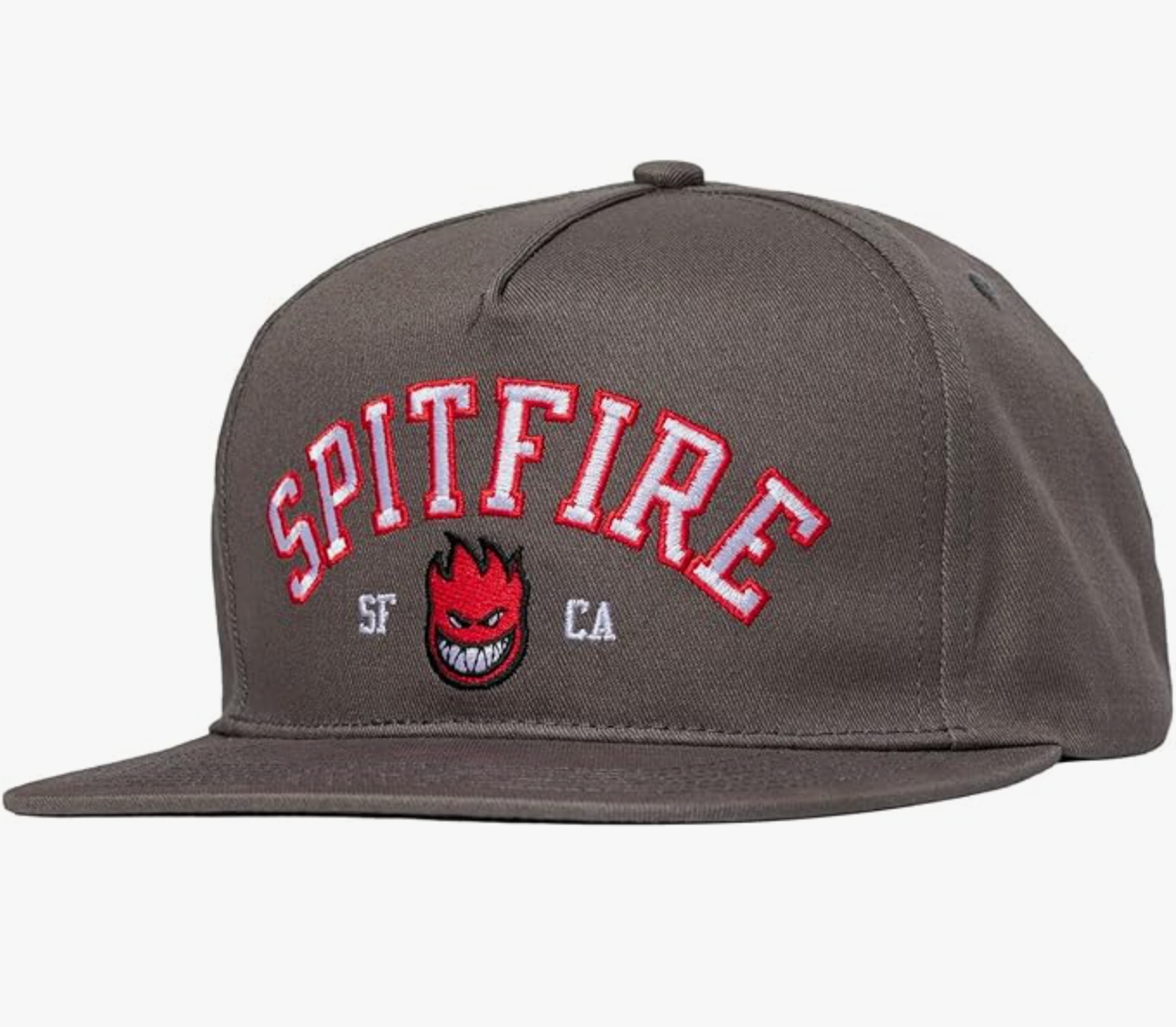 Spitfire Wheels Hat Team Bighead Snapback Charcoal/Red