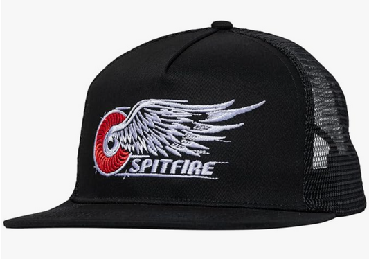 Spitfire Wheels Hat Classic Wing Snapback Black/Red/White