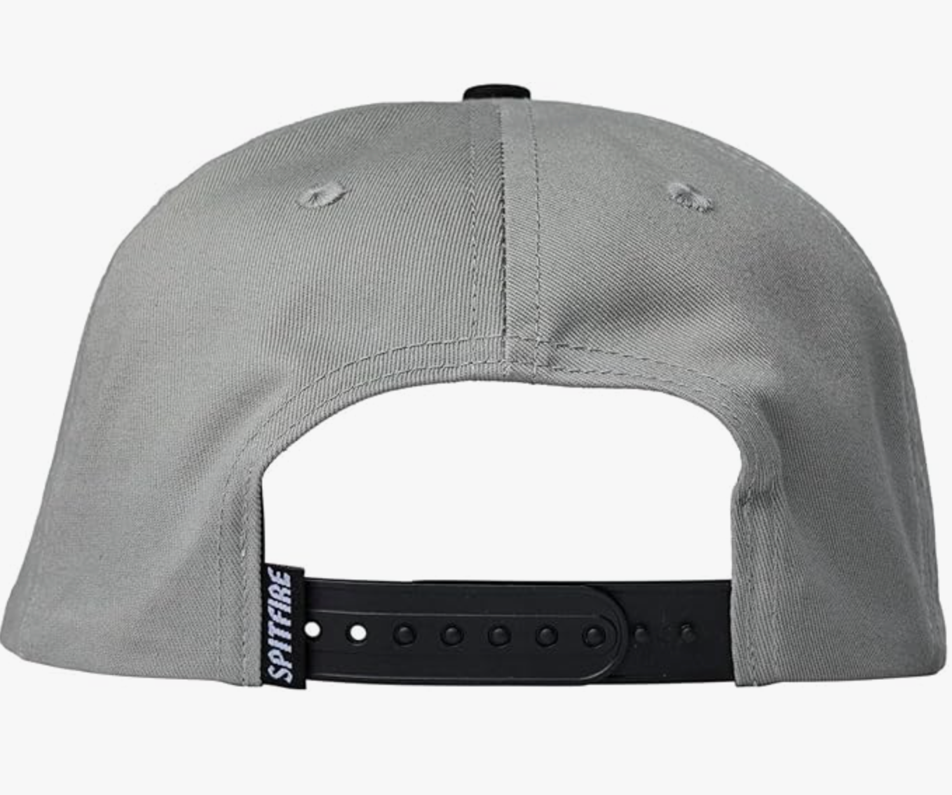 Spitfire Wheels Hat Classic 87 Swirl Patch Snapback Grey/Black Grey