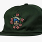 Krooked Skateboards Hat Sweatpants Redux Snapback Olive