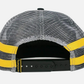 Anti-Hero Basic Eagle Snapback Hat Black/Charcoal/Yellow