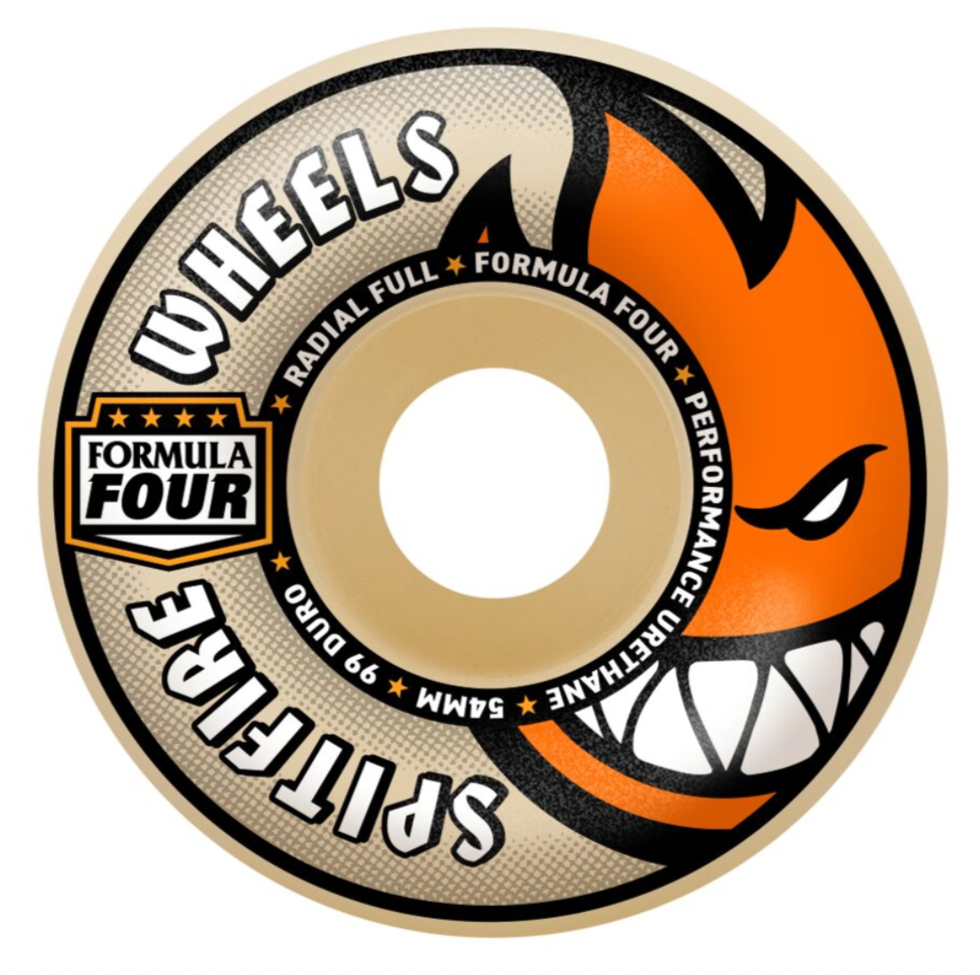 SPITFIRE FORMULA FOUR RADIAL FULL 54MM 99D (Set of 4)