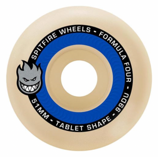 SPITFIRE FORMULA FOUR TABLETS 52MM 99D (Set of 4)
