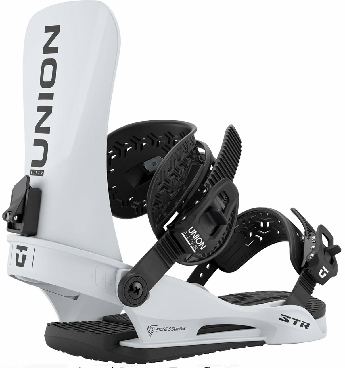 Union STR Snowboard Bindings Grey 2027