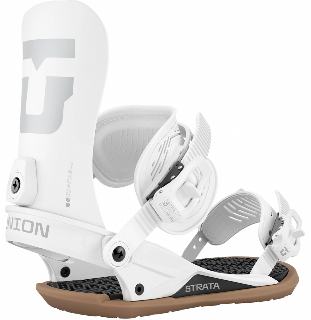Union Strata Snowboard Bindings White 2027