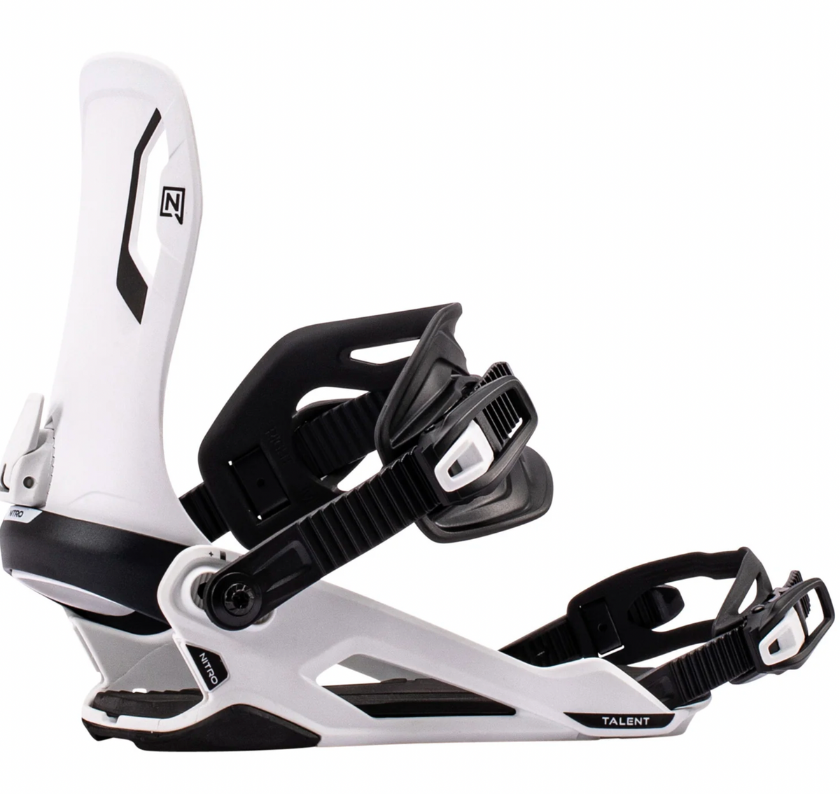 Nitro Talent White Snowboard Bindings 2027