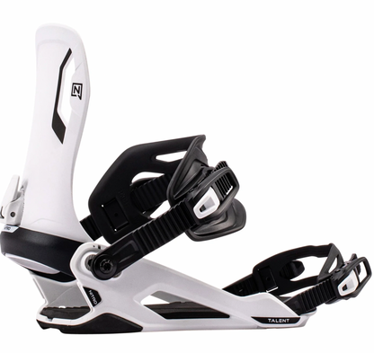 Nitro Talent White Snowboard Bindings 2027