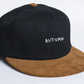 AUTUMNHEADWEAR  MIXED SIX PANEL SNAPBACK - BLACK