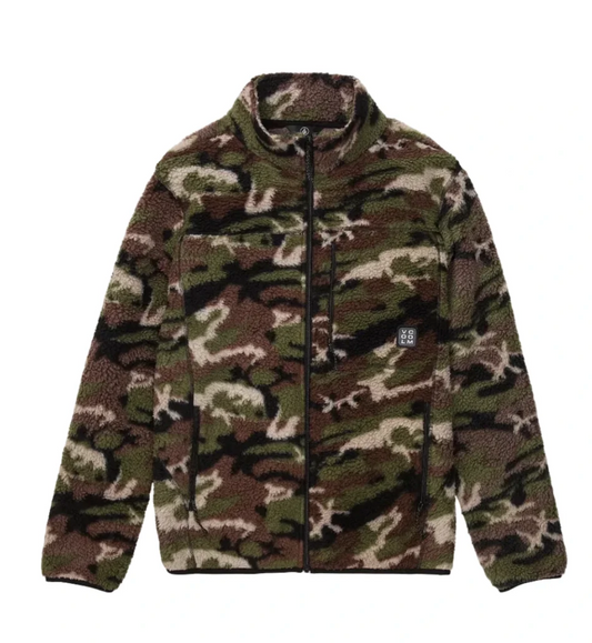 VOLCOM NELSON SHERPA FULL ZIP - CAMOFLAUGE