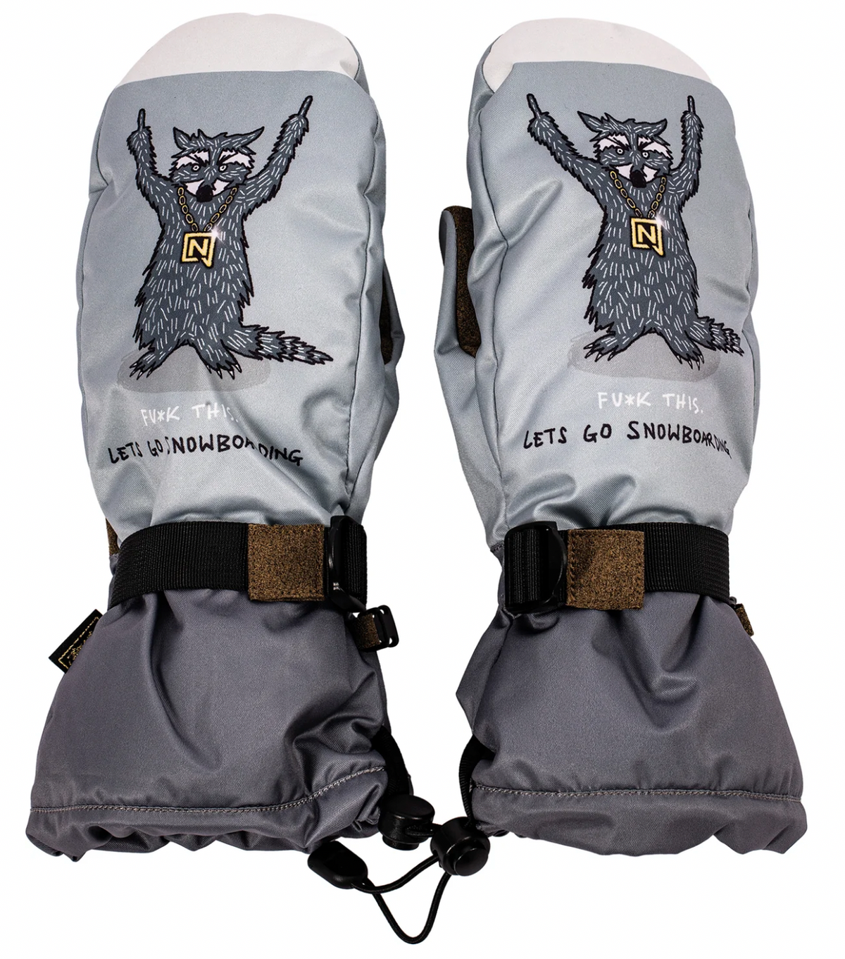 NITRO SNOWBOARDS RACOON MITTEN