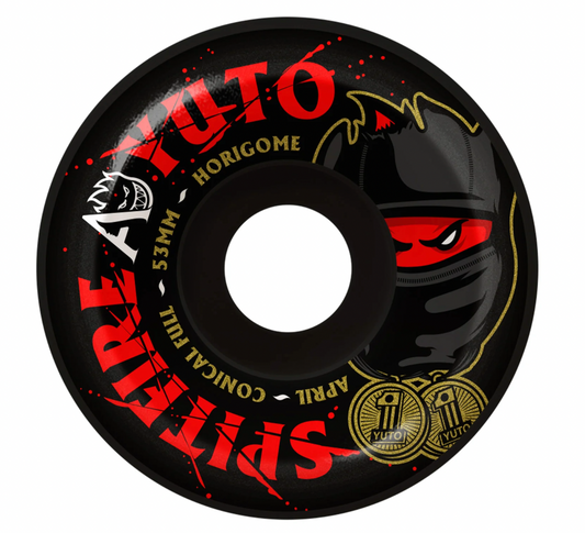 Spitfire Wheels x April Yuto Conical Full F4 53mm 99a Black