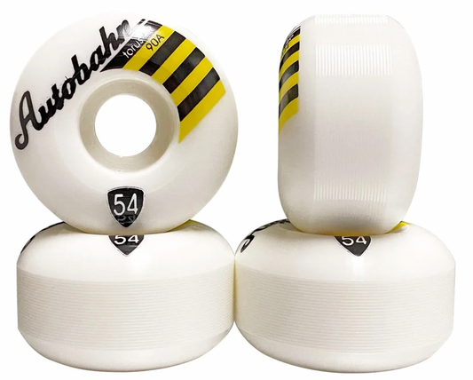 Autobahn Skateboard Wheels 54mm Torus All Road 90A White