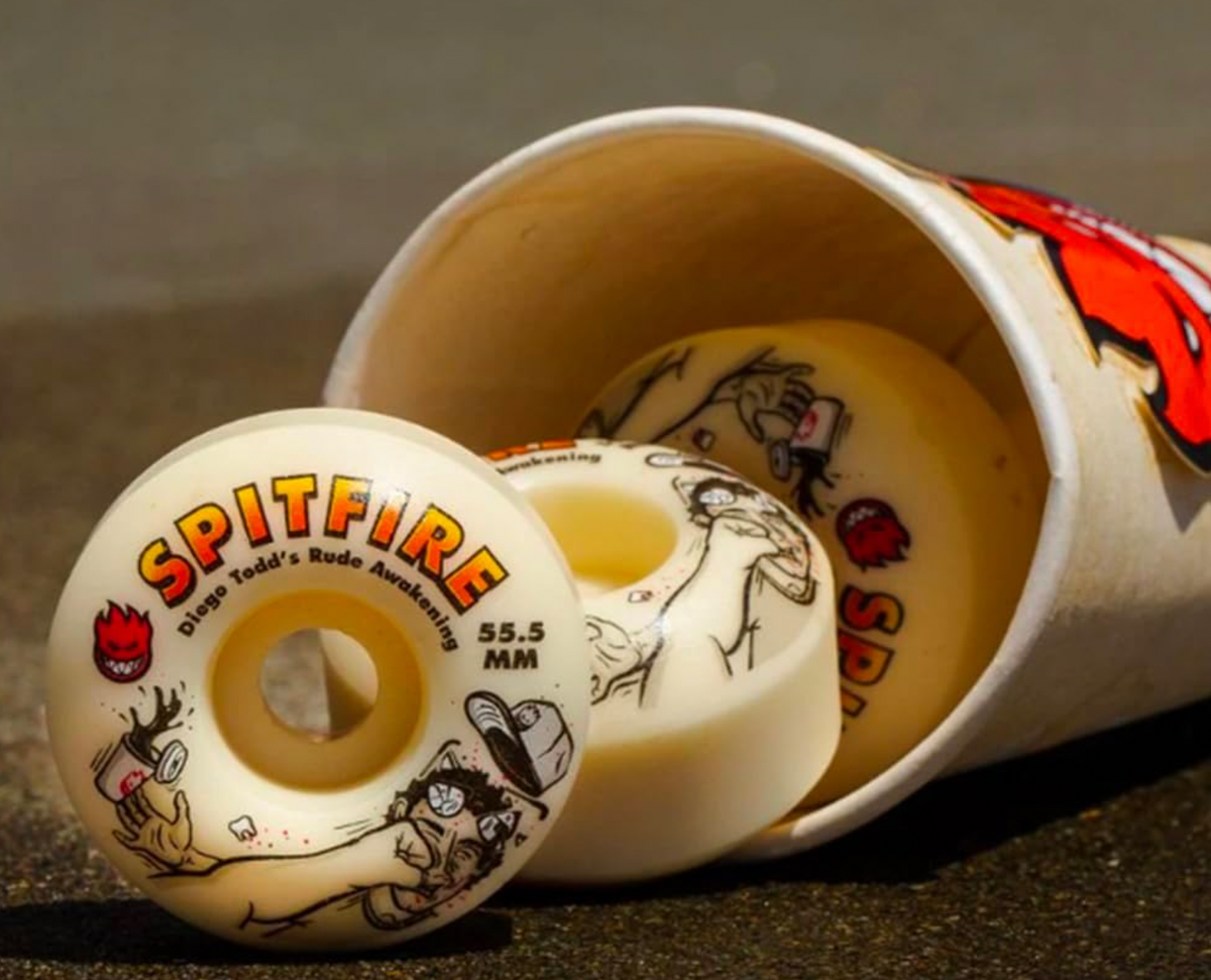 Spitfire Skateboard Wheels 55.5mm F4 99A Diego Rude Todd Awakening