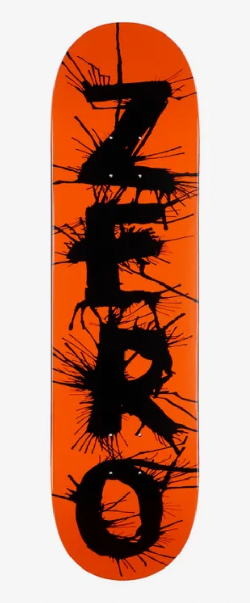 ZERO DISORDER 30 YEARS REISSUE 8.25" SKATEBOARD DECK