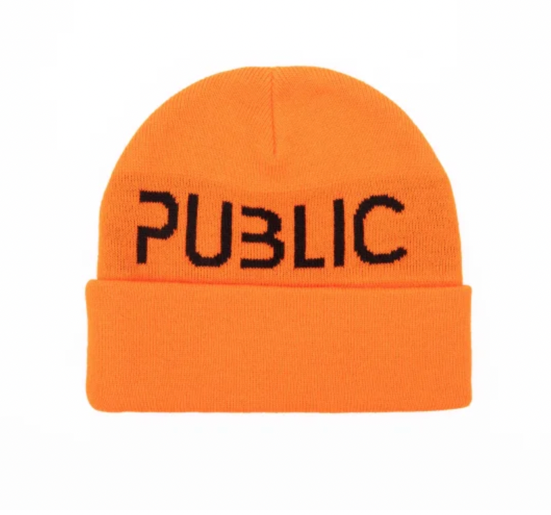 Public Snowboards Logo Cuff Beanie
