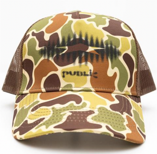 Public Snowboards Glow Trucker Cap
