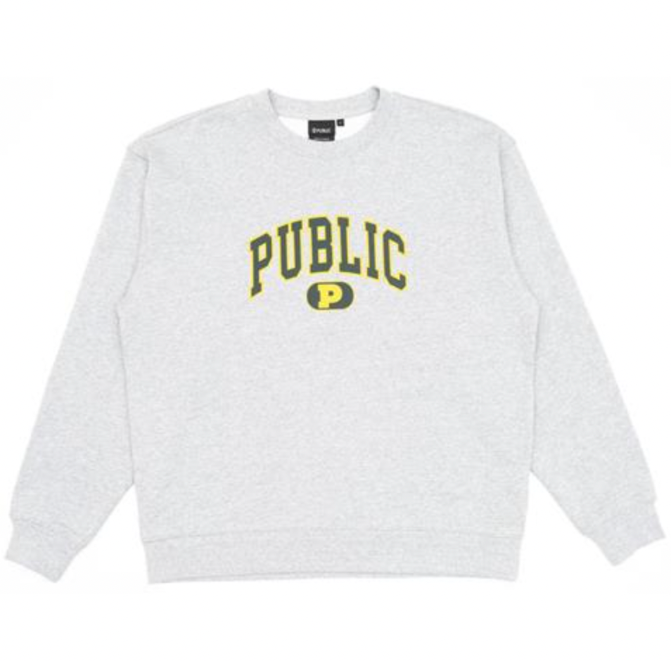 Public Snowboards Collegiate Crew Neck