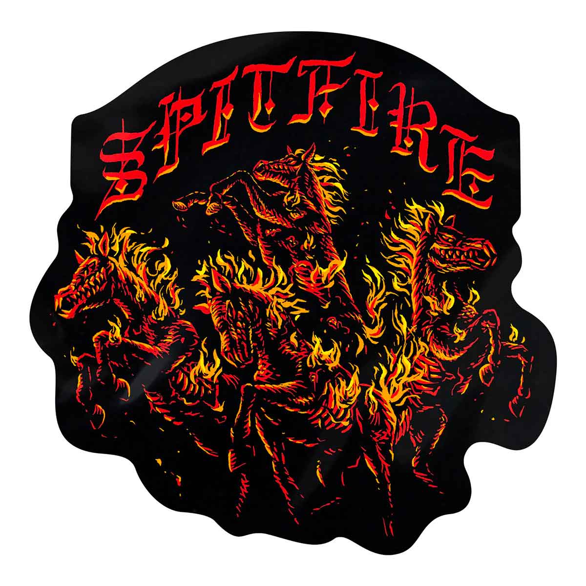 Spitfire Wheels Apocalypse Sticker - 4.75"