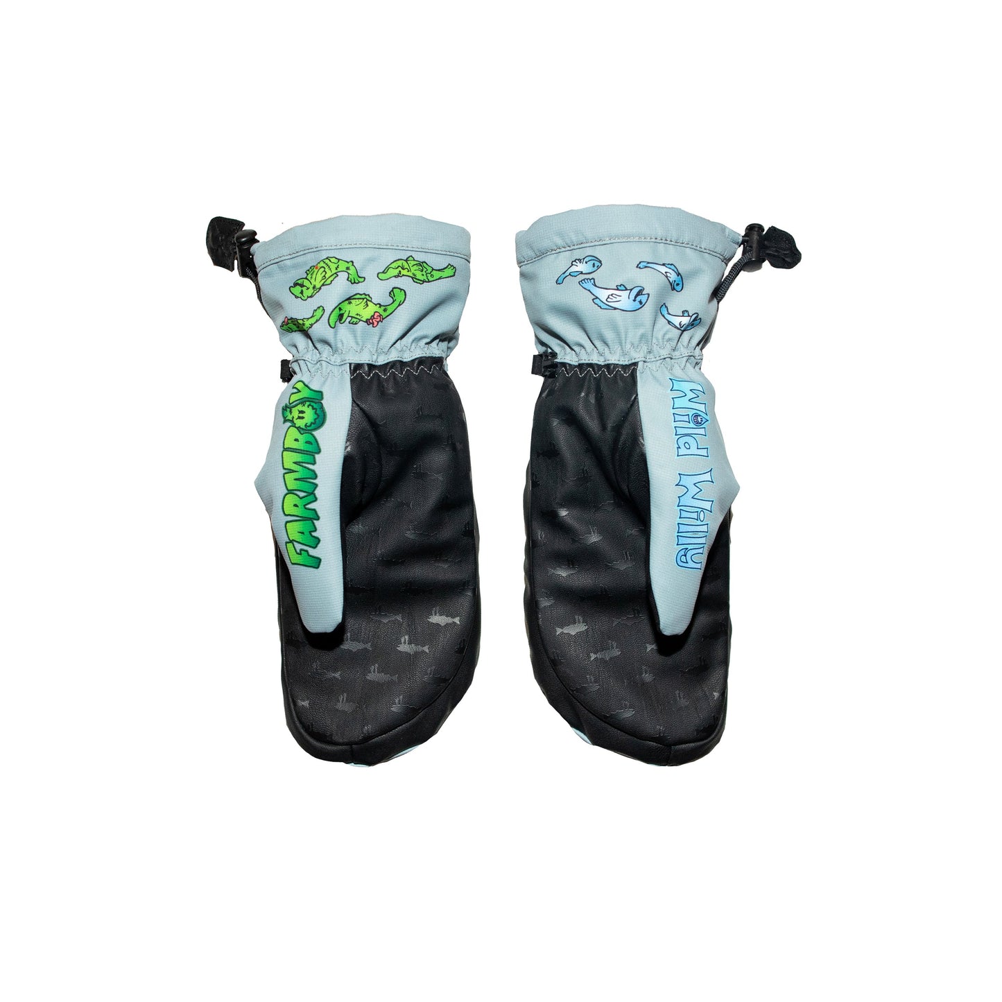 Team Mitt - Salmon Industries Grey Snowboard Mittens 2025