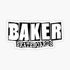 Baker Skateboards Logo Sticker 9"x4.5"inch