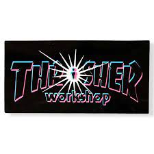Thrasher Sticker Alien Workshop 3D 4"x2"inch