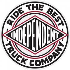 Independent Ride The Best Sticker White 6"x6"inch