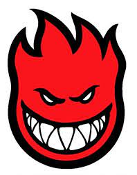 Spitfire Bighead Sticler Red 4"x6" inch