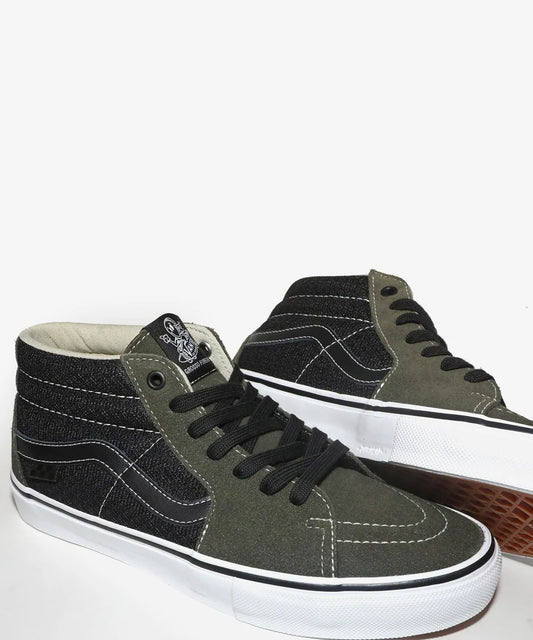 VANS GROSSO SKATE MID MEN'S SHOES forest night
