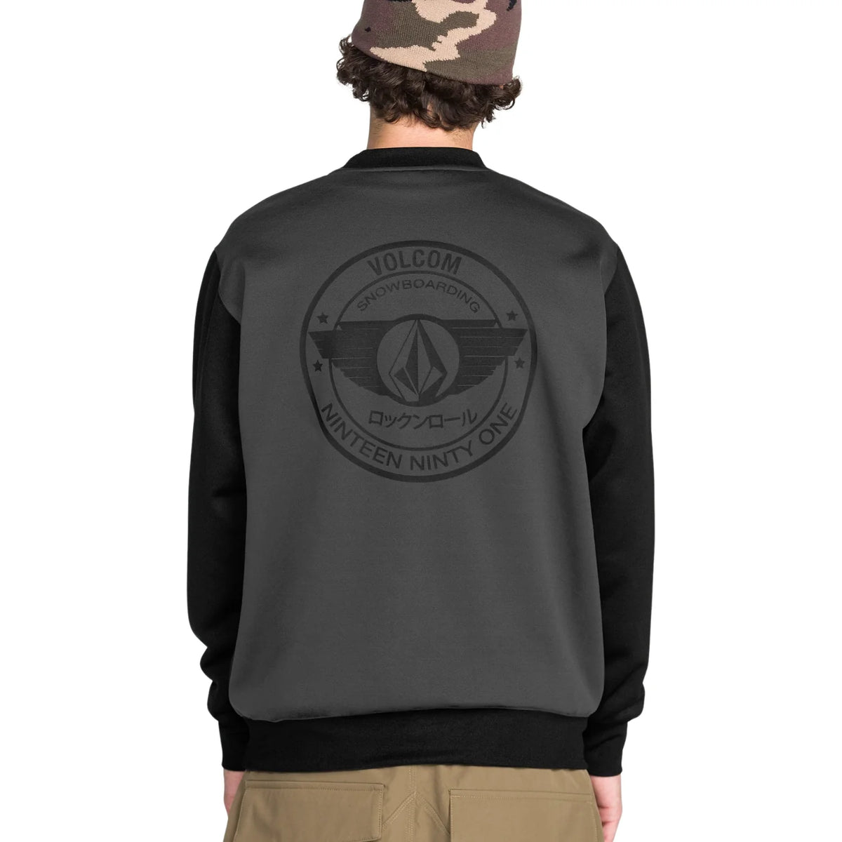 Volcom Hydro Crew Sweatshirt 2027 - Men's Dark Gray