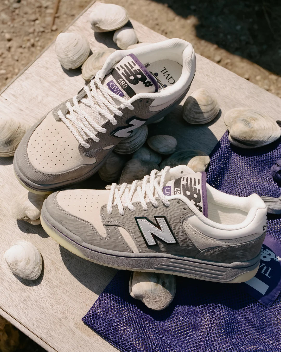 NEW BALANCE NUMERIC 480 X CIVIL - CLAM GREY