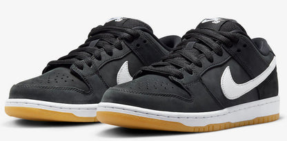 Nike SB Dunk Low Pro Black/White Gum Skateboarding Shoes