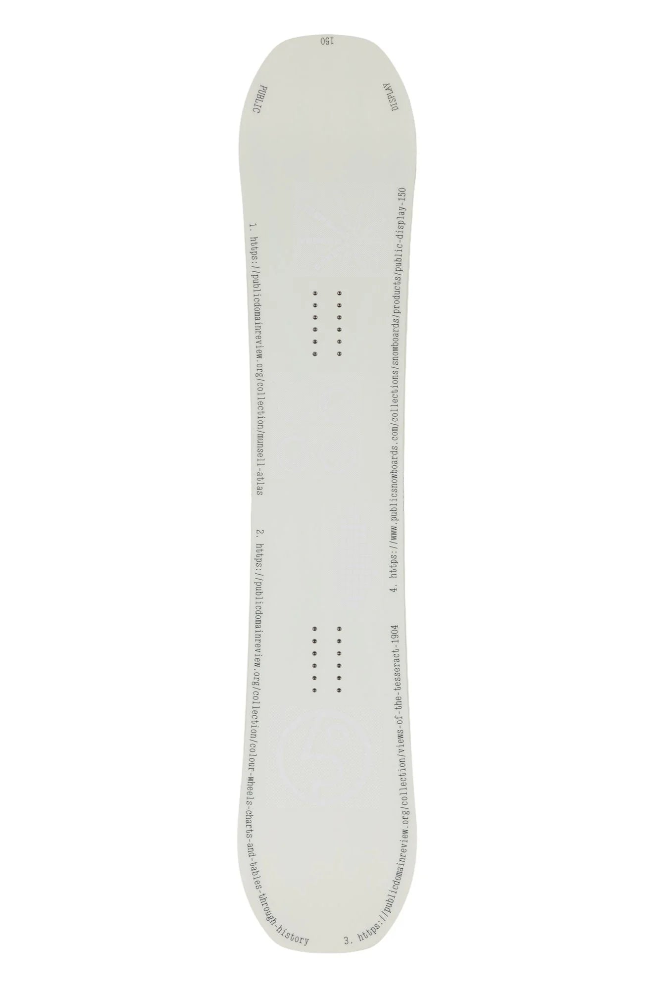 Public Display Snowboard 150 2025