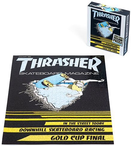 THRASHER FIRST COVER JIGSAW PUZZLE January 1981 issue