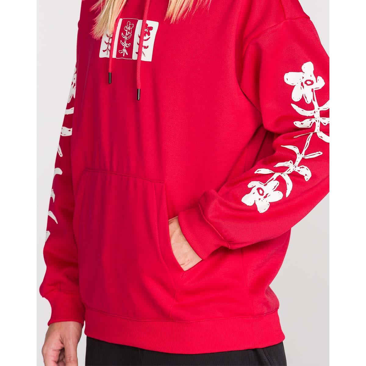 Volcom Essential Hydro Hoodie - Women's Bright Cherry