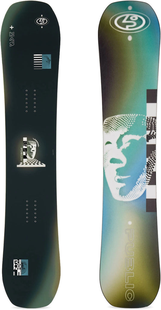 PUBLIC Snowboards Gray Kas Lemmens Public Statement Snowboard,