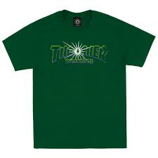 THRASHER x AWS NOVA T-SHIRT / FOREST GREEN