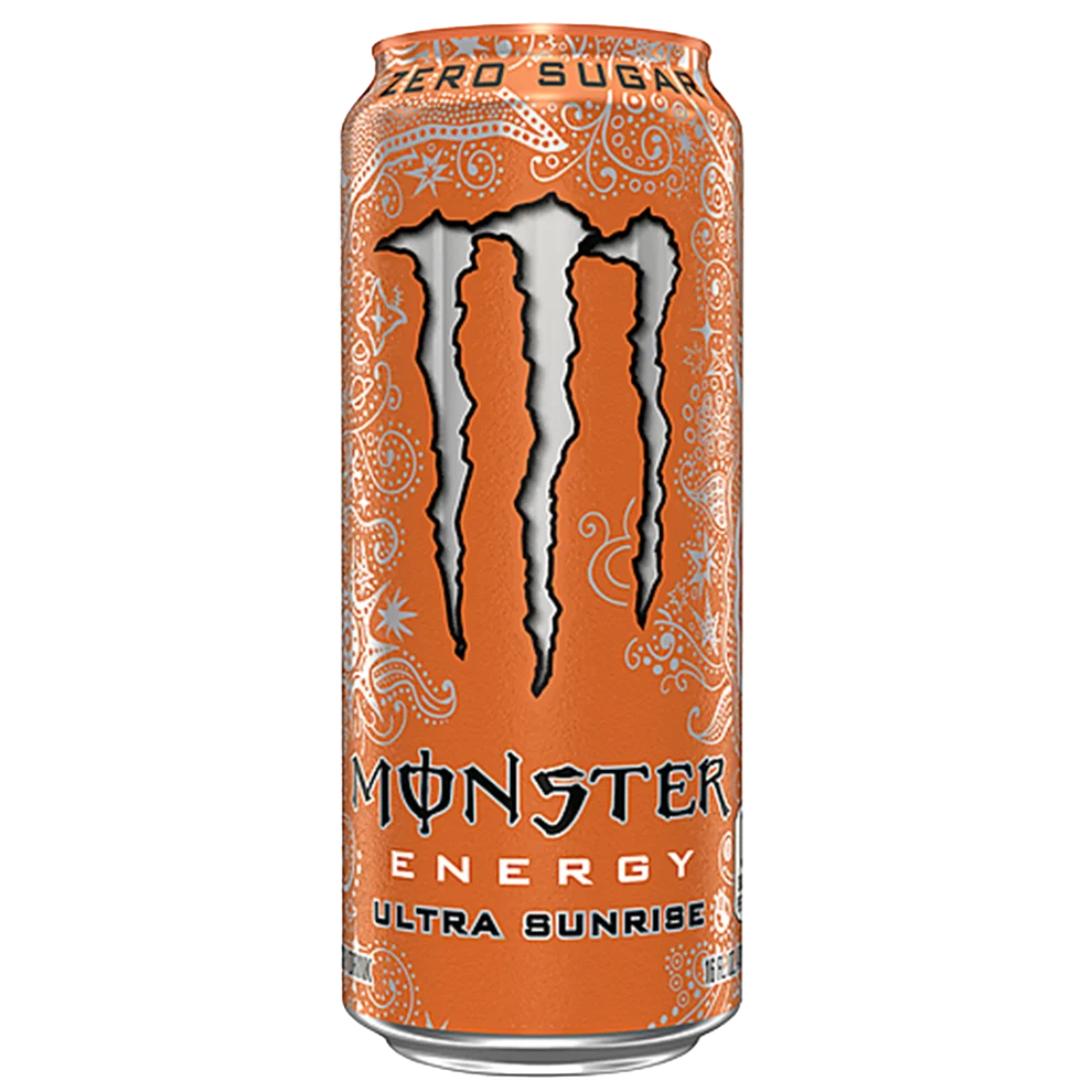 Monster Energy Drink, Zero Sugar Ultra Sunrise, 12 fl oz Can