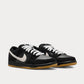 SB Dunk Low Pro Black / White Low Top Sneakers