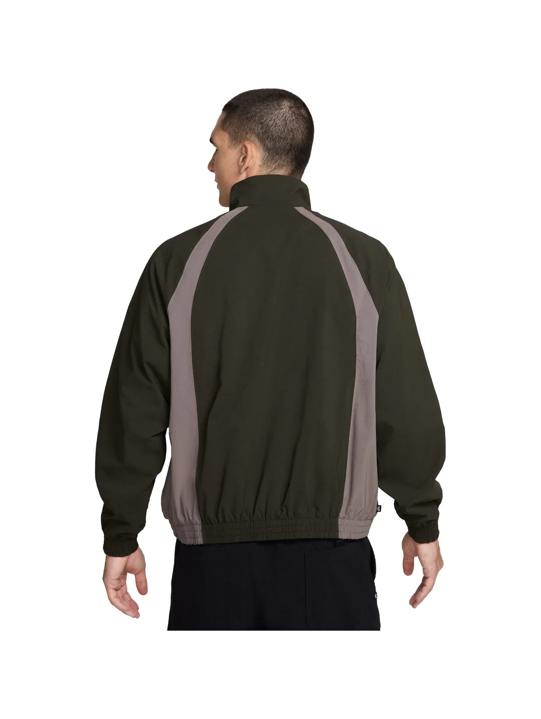 Nike SB Full-Zip Woven Skate Jacket Sequoia - Cave Stone - White