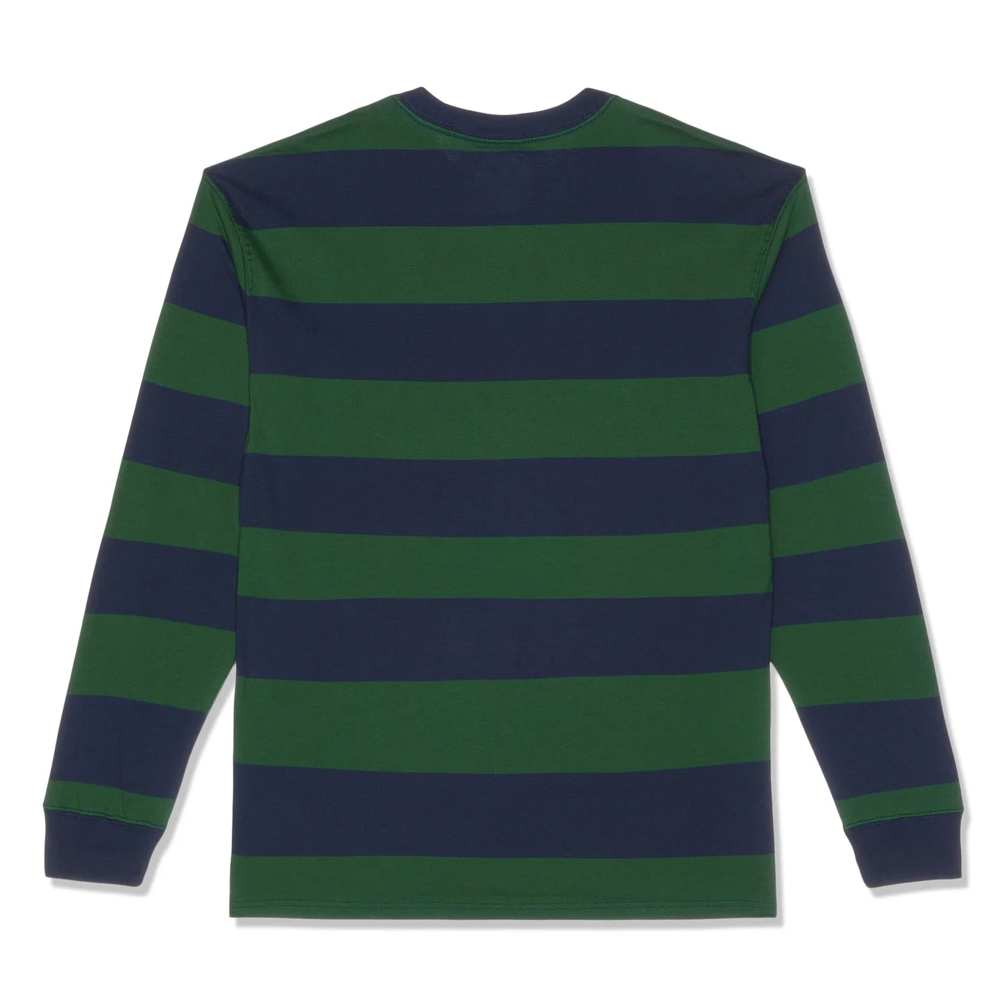 Nike SB Striped T Shirt Midnight Navy Gorge Green M
