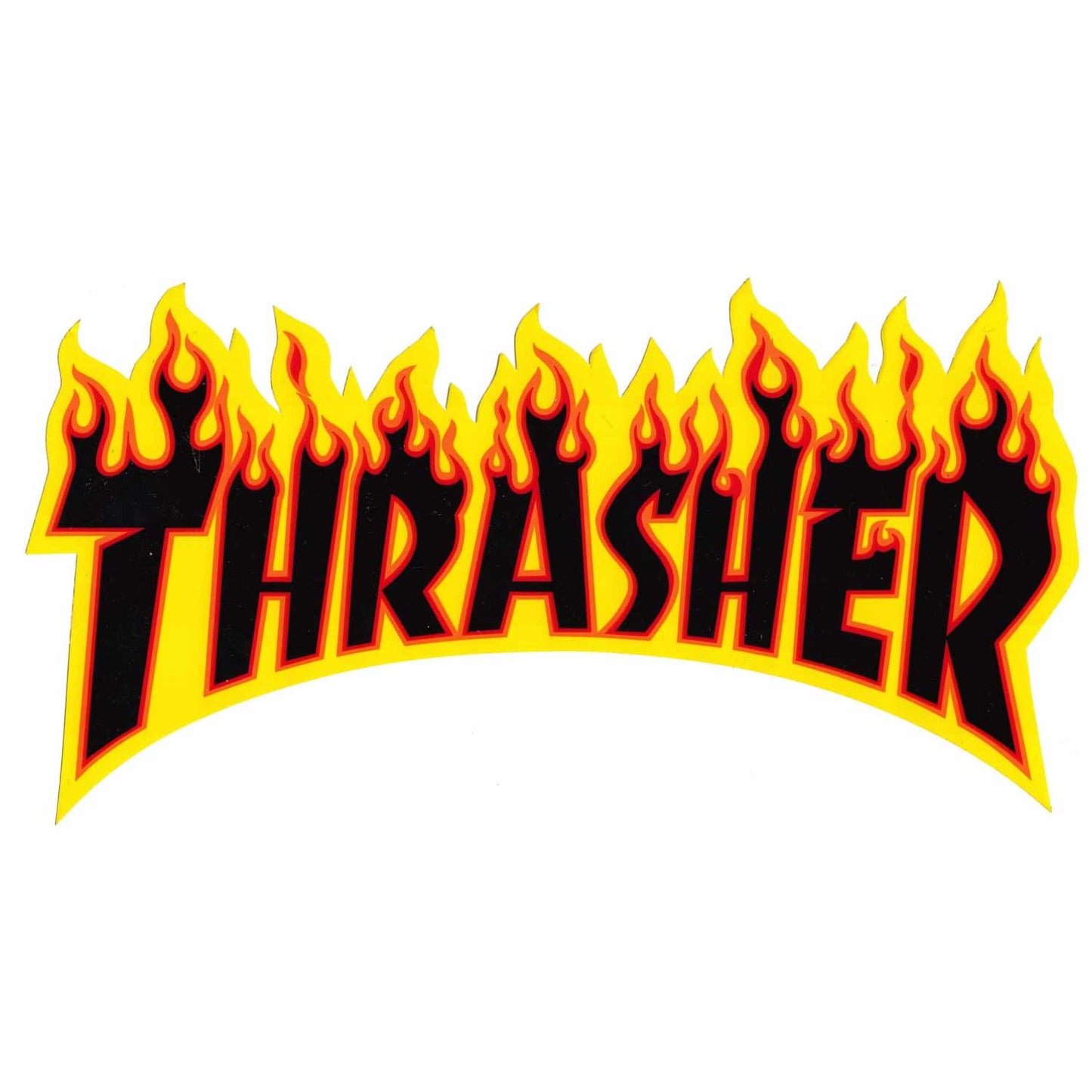 Thrasher Inverted Flame Sticker