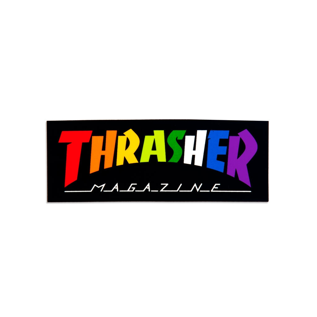 Thrasher Rainbow Logo Sticker