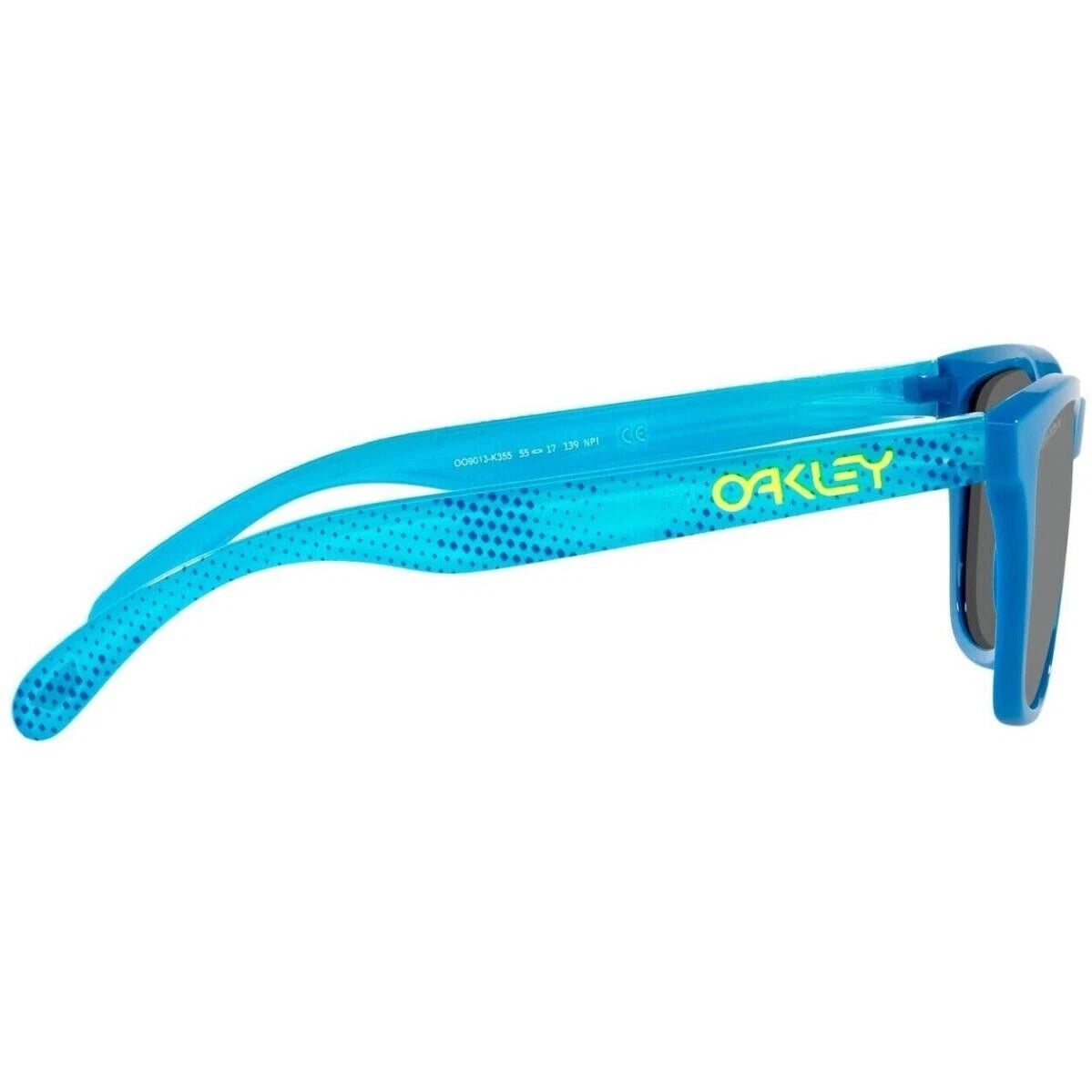 Oakley Sunglasses Frogskins Hi Res Polished Sapphire w/Prizm Black