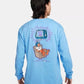 Mens Nike SB Max 90 Long Sleeve T-shirt University Blue