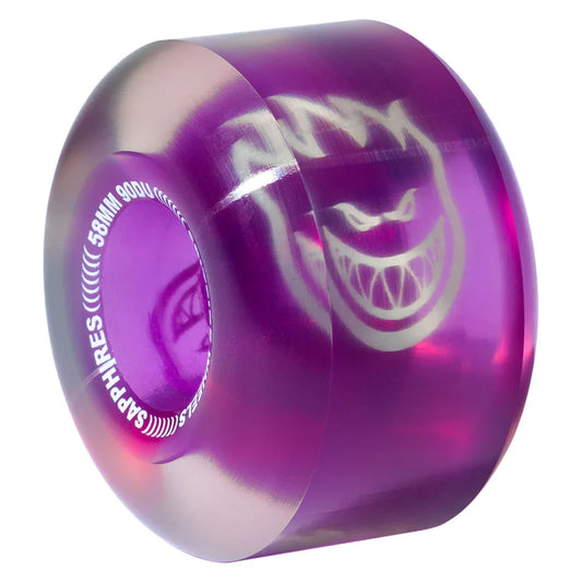 Spitfire 90d Sapphires Clear / Purple 58MM Wheels